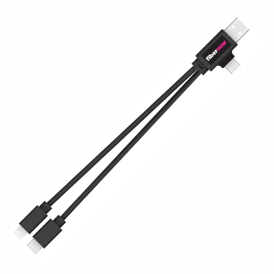 Recycled Multi-Tip Cable Chargers